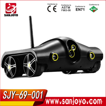 ¡CALIENTE! Wifi Control inalámbrico Spy RC Tank con cámara y luz, Iphone / Ipad Control Spy Tank SJY-69-001